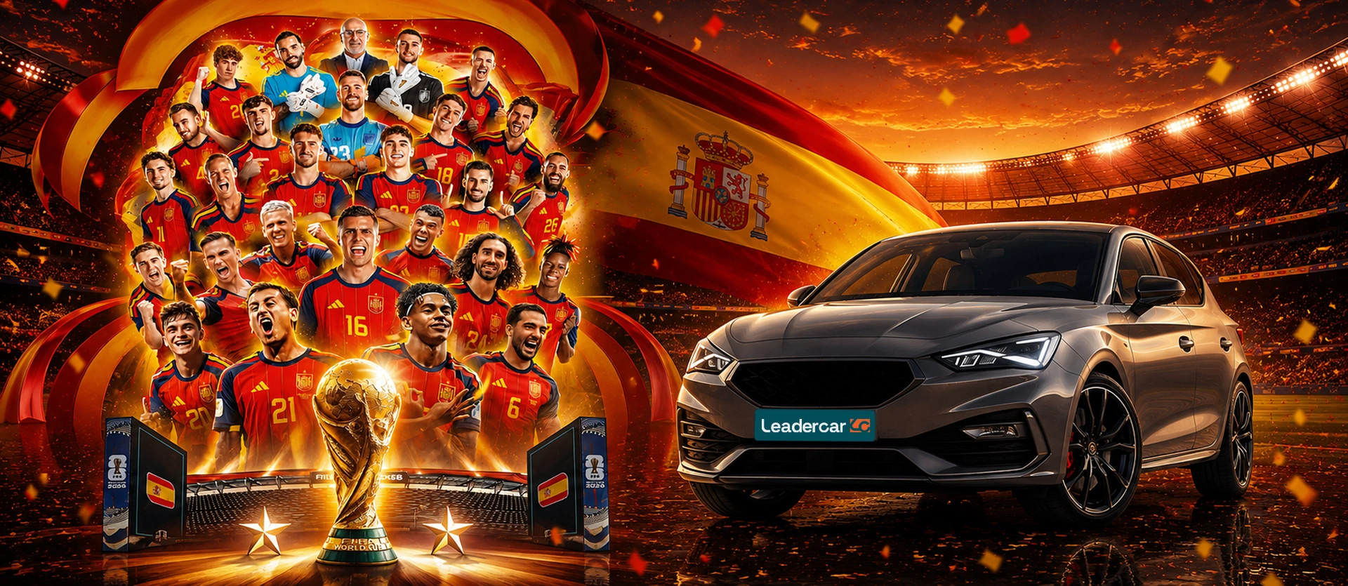 LEADERCAR Y LA SELECCIÓN CAMPEONES DEL MUNDO