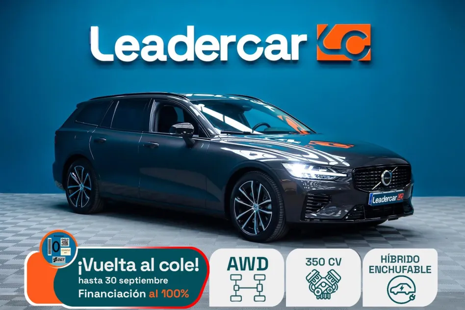 Volvo V60 2.0 T6 AWD RECHARGE PLUS DARK AUTO 350CV