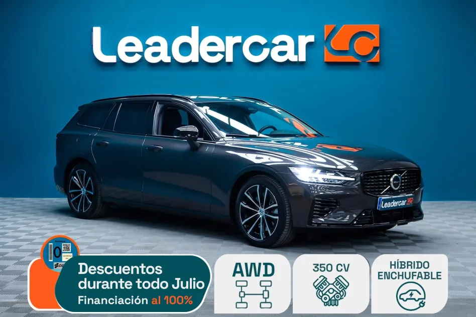 Volvo V60 2.0 T6 AWD RECHARGE PLUS DARK AUTO 350CV